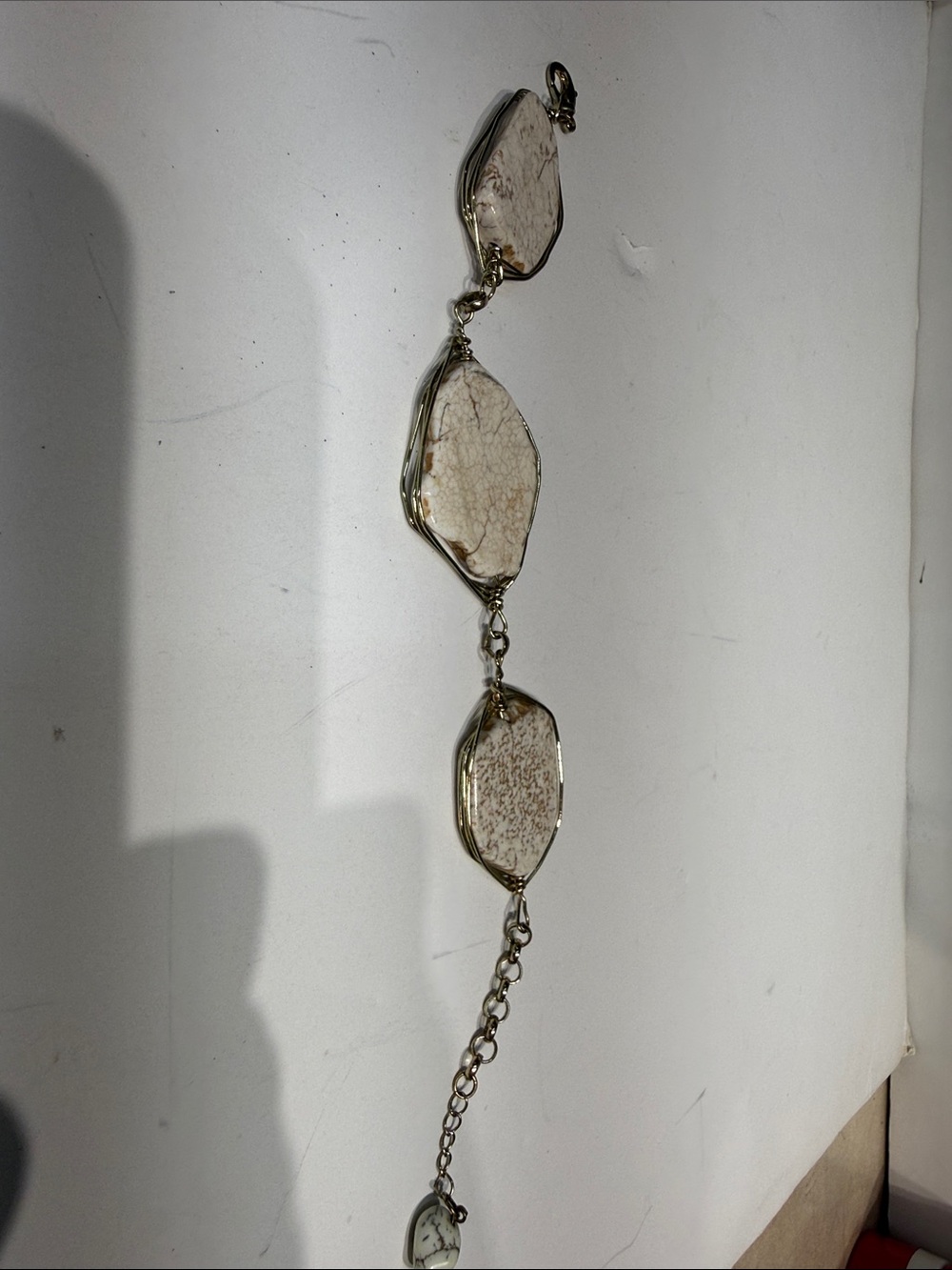 Neutral Stone Link Bracelet - Unbranded